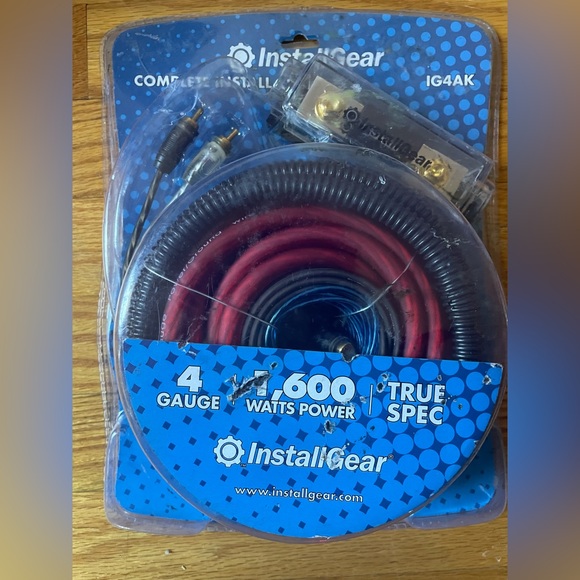 Car Audio, Video & GPS Install Gear 4 Gauge Amplifier Kit Poshmark